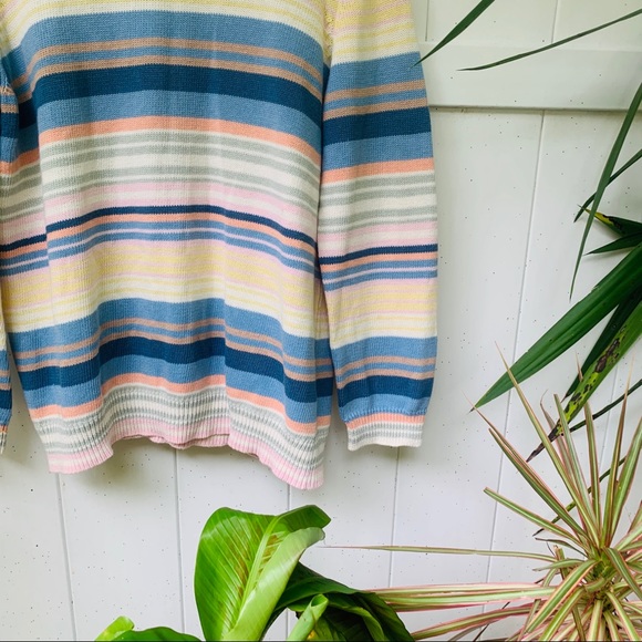 vtg vsco 90s pastel oversized turtleneck pullover - Picture 4 of 5